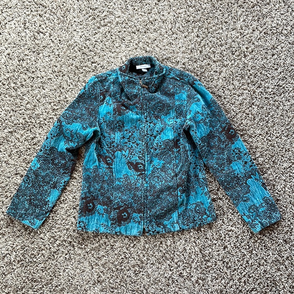 Women’s Dressbarn Zip Up Jacket, Size M